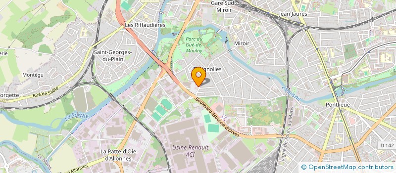localisation de l'entreprise TLL2  LE MANS