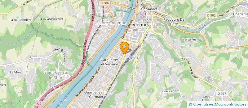 localisation de l'entreprise TLLC  VIENNE