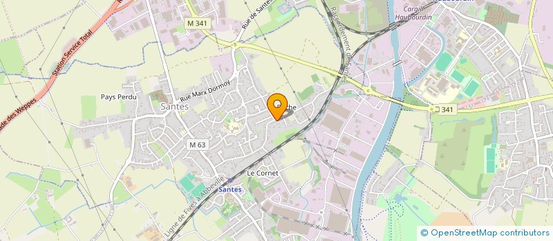 localisation de l'entreprise TLLM  SANTES