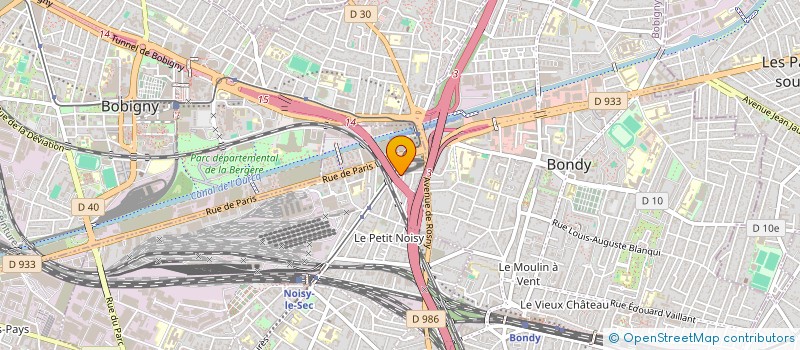 localisation de l'entreprise TLM 111 à NOISY-LE-SEC