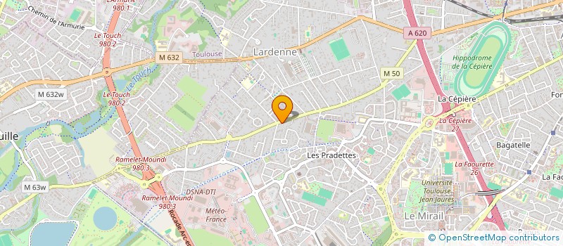 localisation de l'entreprise TLM  TOULOUSE