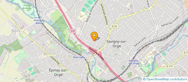 localisation de l'entreprise TLM à SAVIGNY-SUR-ORGE