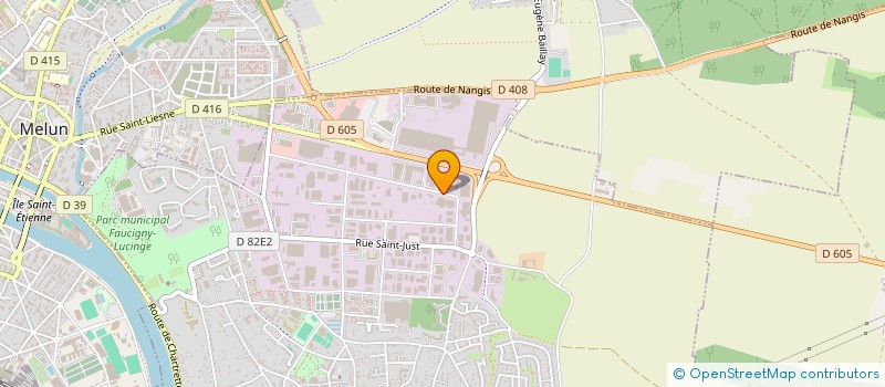 localisation de l'entreprise TLM 77 à VAUX-LE-PENIL