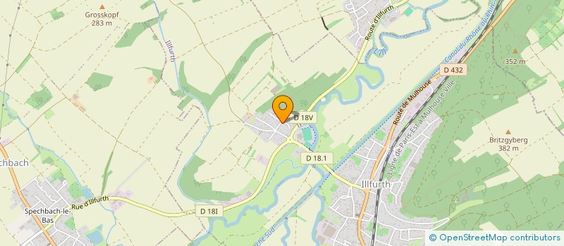 localisation de l'entreprise TLM  ZILLISHEIM