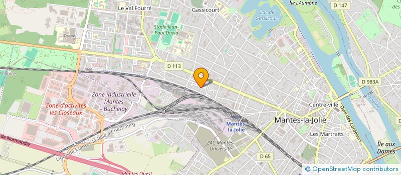 localisation de l'entreprise TLM  MANTES-LA-JOLIE