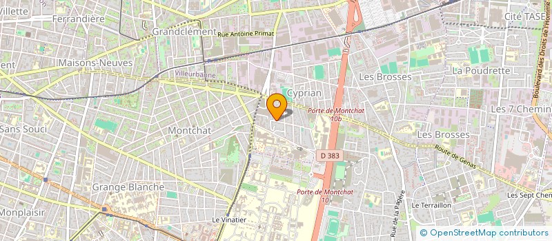 localisation de l'entreprise TLM ASSISTANCE ET MOBILITE à BRON