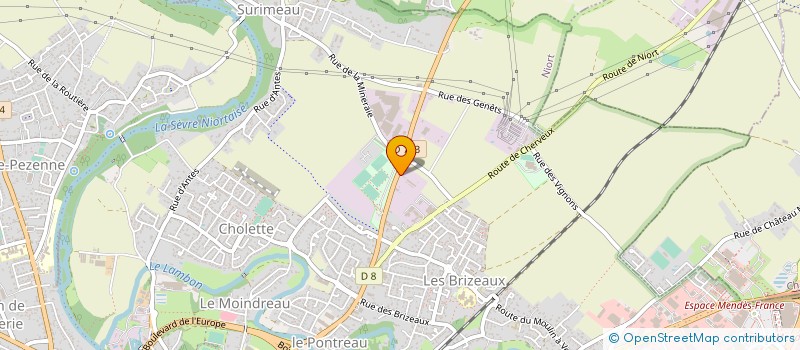 localisation de l'entreprise TLM CONSTRUCTION à NIORT