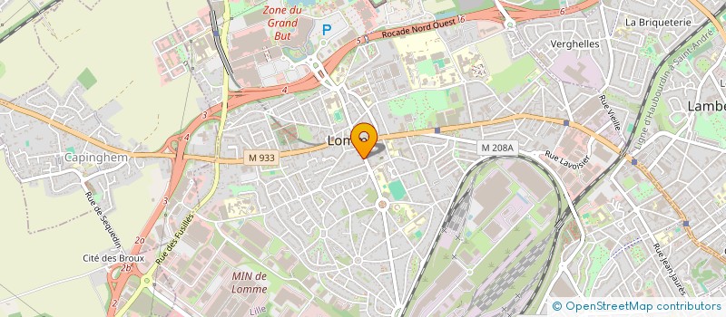 localisation de l'entreprise TLM INVEST à LILLE