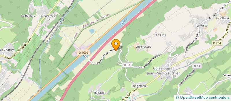 localisation de l'entreprise TLM MONUMENTS  COISE-SAINT-JEAN-PIED-GAUTHIER