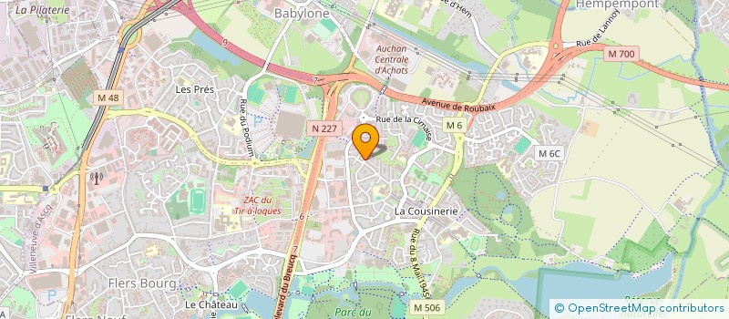localisation de l'entreprise TLM VALORISATION à VILLENEUVE-D'ASCQ