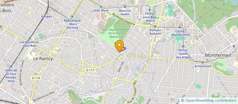 localisation de l'entreprise TLMDV à CLICHY-SOUS-BOIS