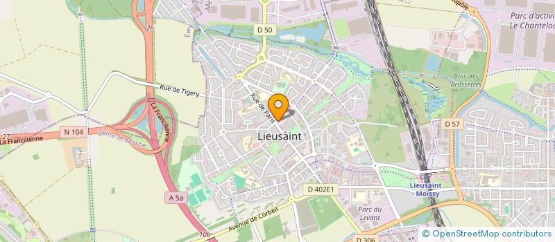 localisation de l'entreprise TLME  LIEUSAINT