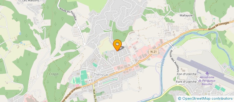 localisation de l'entreprise TLMP DISTRIBUTION à TRELISSAC