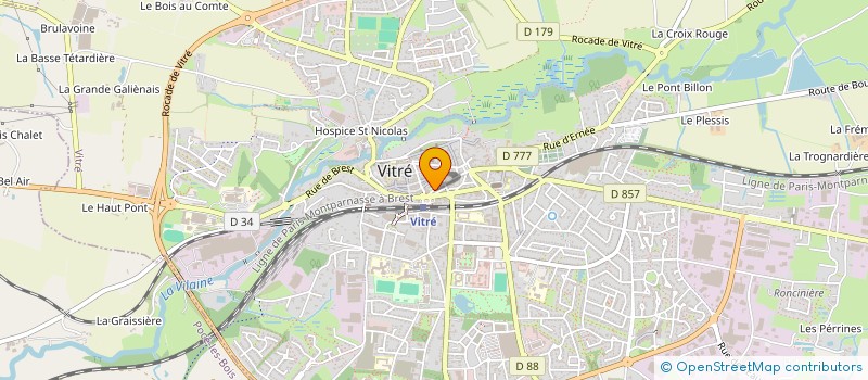localisation de l'entreprise TLMY à VITRE