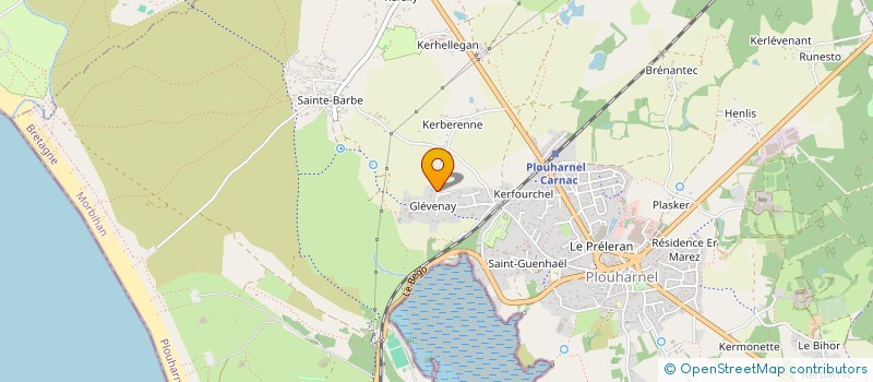 localisation de l'entreprise TLN IMMO  PLOUHARNEL