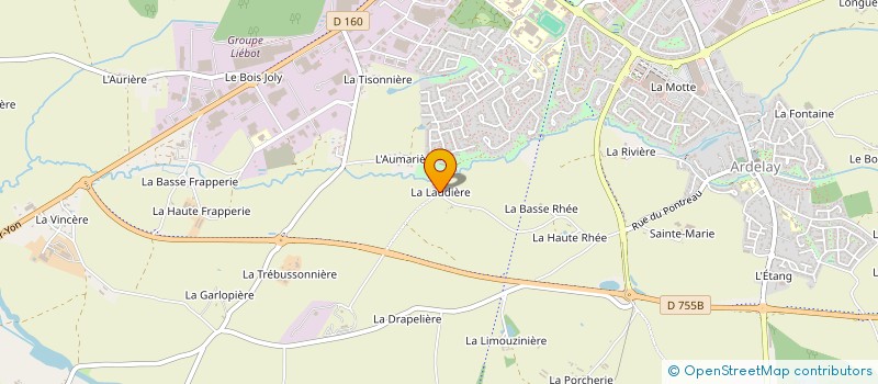 localisation de l'entreprise TLND à LES HERBIERS