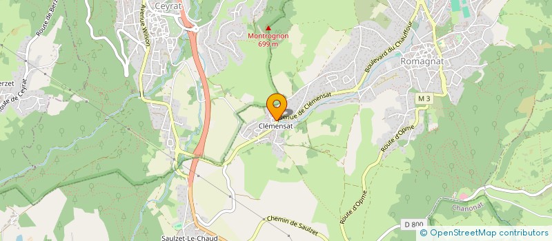 localisation de l'entreprise TLP 63  ROMAGNAT