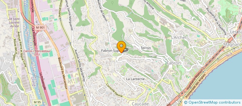 localisation de l'entreprise TLP à NICE