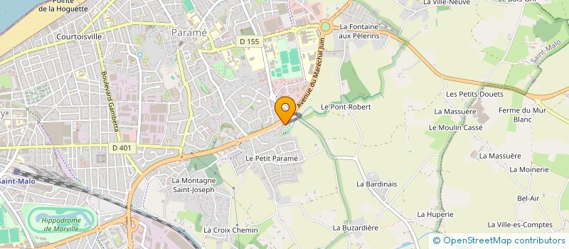 localisation de l'entreprise TLP FINANCES  SAINT-MALO