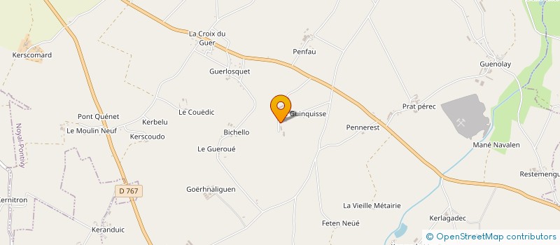 localisation de l'entreprise TLP NEGOCE  NOYAL-PONTIVY