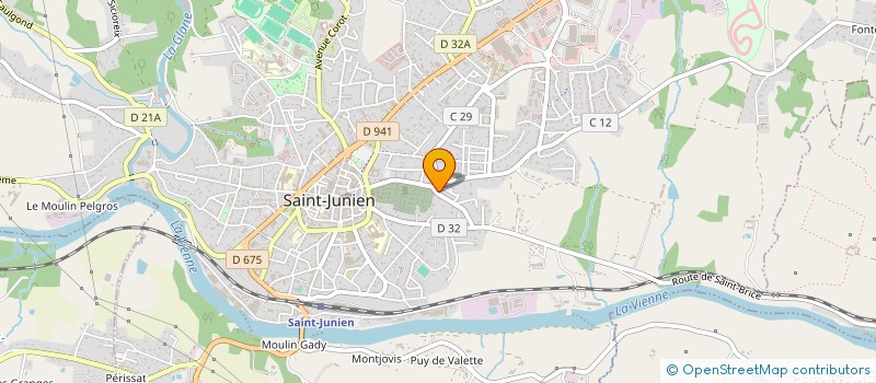 localisation de l'entreprise TLPN à SAINT-JUNIEN