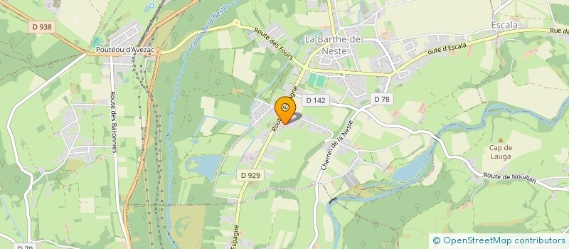 localisation de l'entreprise TLPROCESS  LA BARTHE-DE-NESTE