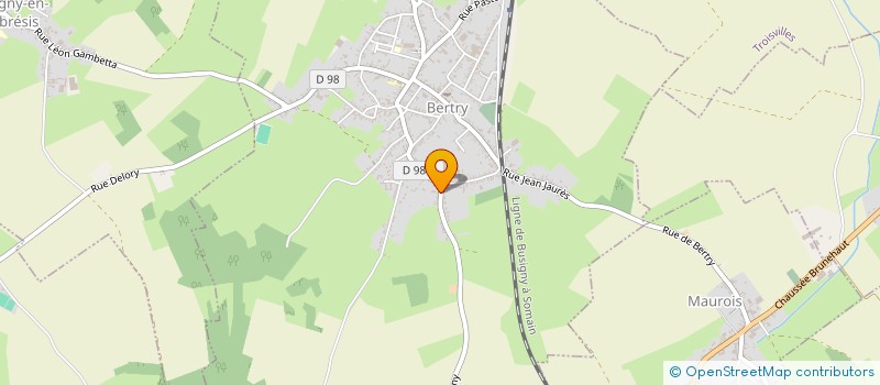 localisation de l'entreprise TLR 59 à BERTRY