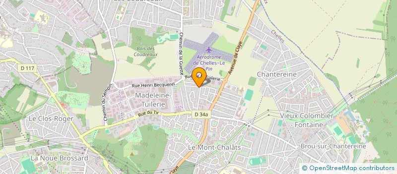 localisation de l'entreprise TLR  CHELLES