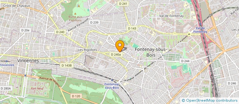 localisation de l'entreprise TLR à FONTENAY-SOUS-BOIS