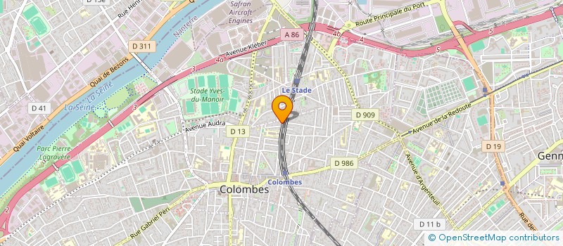 localisation de l'entreprise TLS à COLOMBES