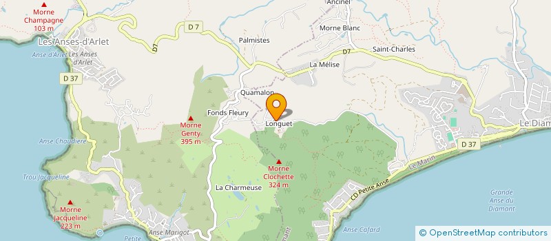 localisation de l'entreprise TLS à LE DIAMANT