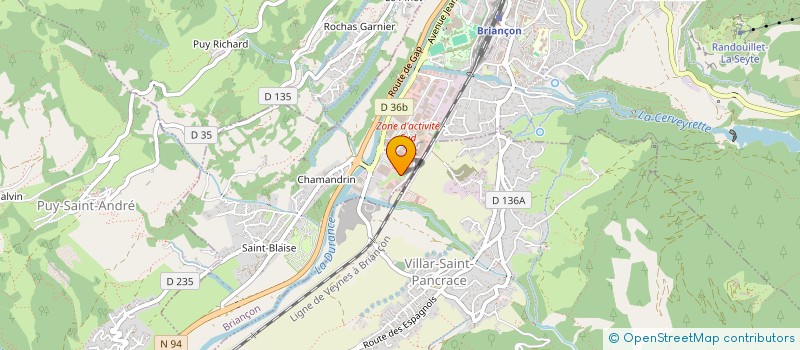 localisation de l'entreprise TLS ALTITUDE à BRIANCON