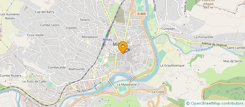 localisation de l'entreprise TLS DISTRIBUTION à MILLAU