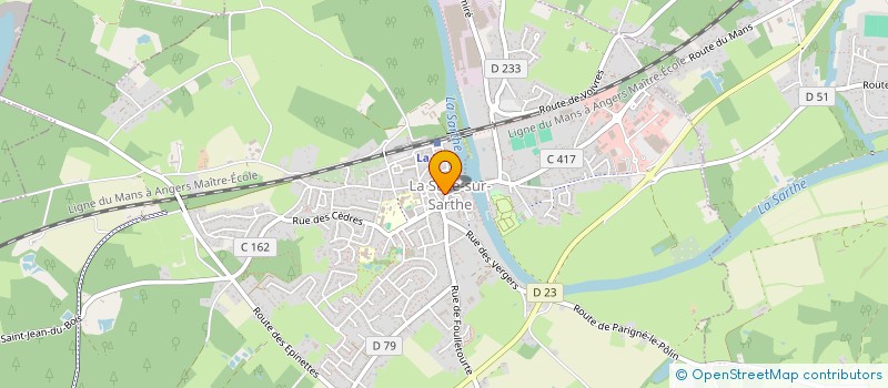 localisation de l'entreprise TLS DURFORT  LA SUZE-SUR-SARTHE