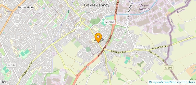 localisation de l'entreprise TLS FERMETURES ET STORES  LYS-LEZ-LANNOY