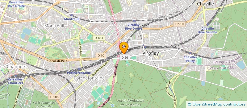 localisation de l'entreprise TLS FLASH à VIROFLAY