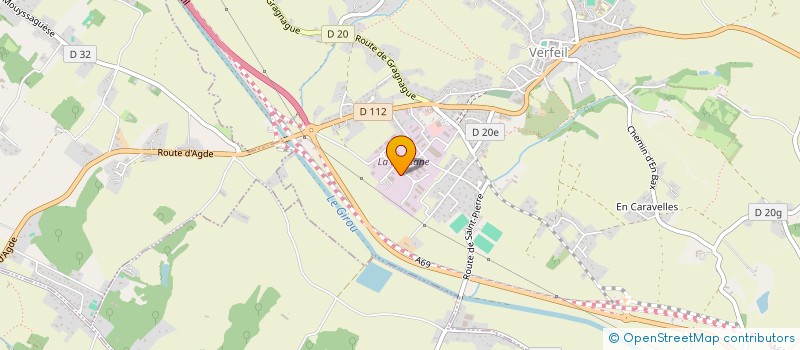 localisation de l'entreprise TLS TELECOM  VERFEIL