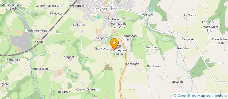 localisation de l'entreprise TLS TP  PLEYBER-CHRIST