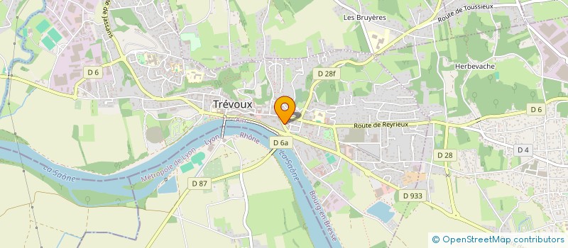 localisation de l'entreprise TLSBG GESTION à TREVOUX