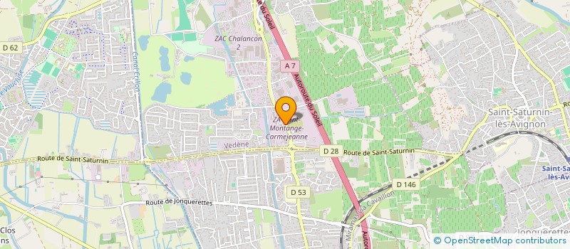 localisation de l'entreprise TLT  VEDENE