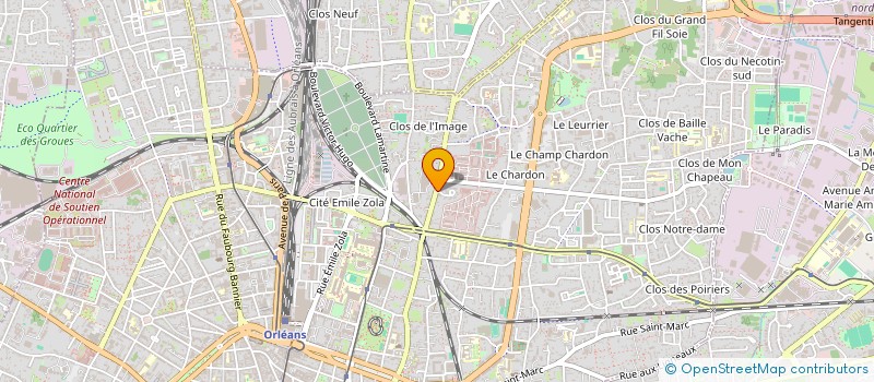 localisation de l'entreprise TLT à ORLEANS