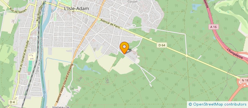 localisation de l'entreprise TLT AVENIR  L'ISLE-ADAM