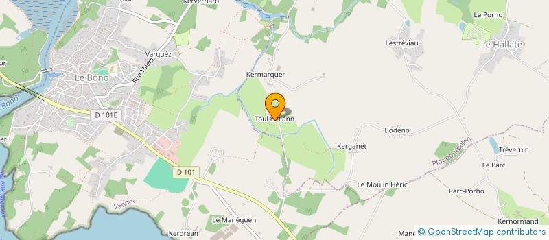 localisation de l'entreprise TLT TRANSPORTS à SAINTE ANNE D'AURAY