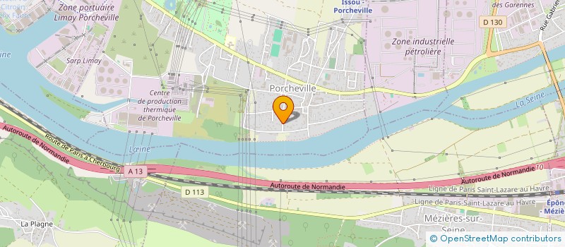 localisation de l'entreprise TLTP  PORCHEVILLE
