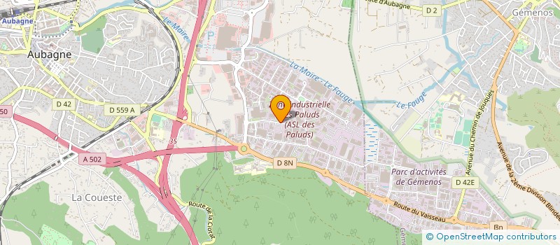 localisation de l'entreprise TLV  LA DESTROUSSE