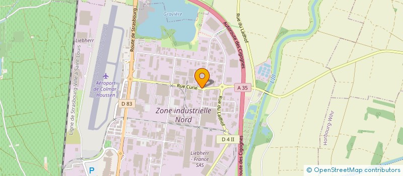 localisation de l'entreprise TLV COLMAR  COLMAR