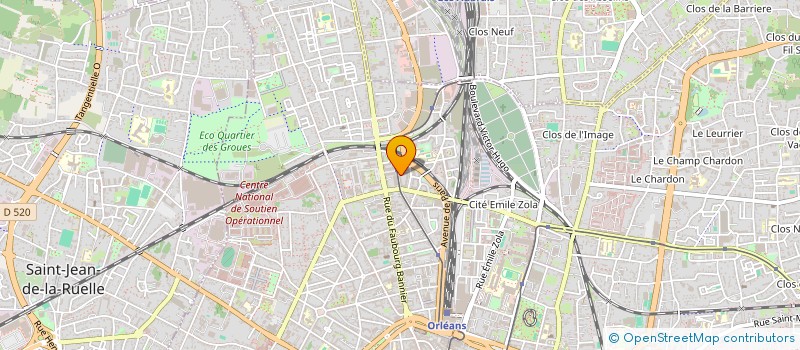 localisation de l'entreprise TLV RESSOURCES  ORLEANS