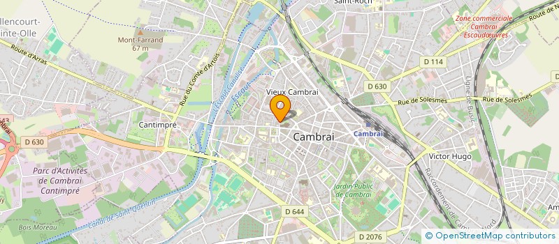 localisation de l'entreprise TLVG à CAMBRAI