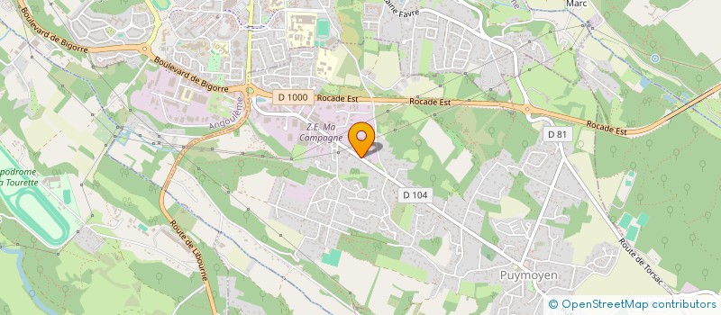 localisation de l'entreprise TM 16 à PUYMOYEN