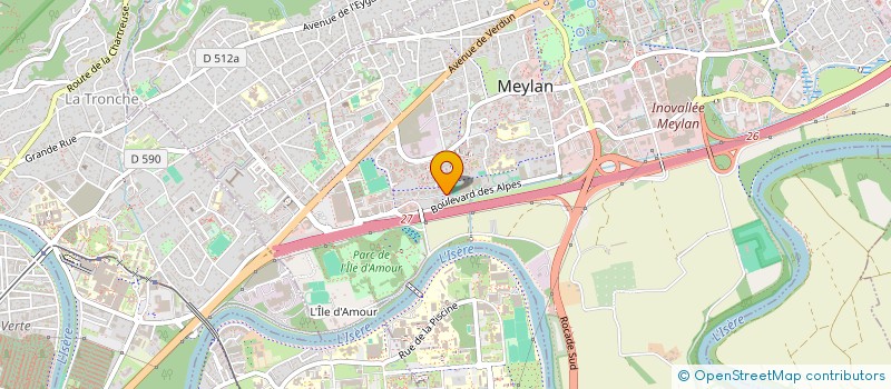 localisation de l'entreprise TM à MEYLAN